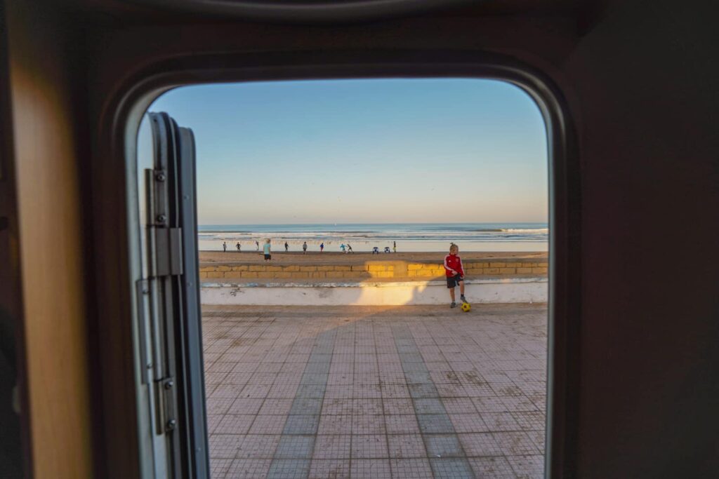 Finding campsites in Morocco El Jadida.