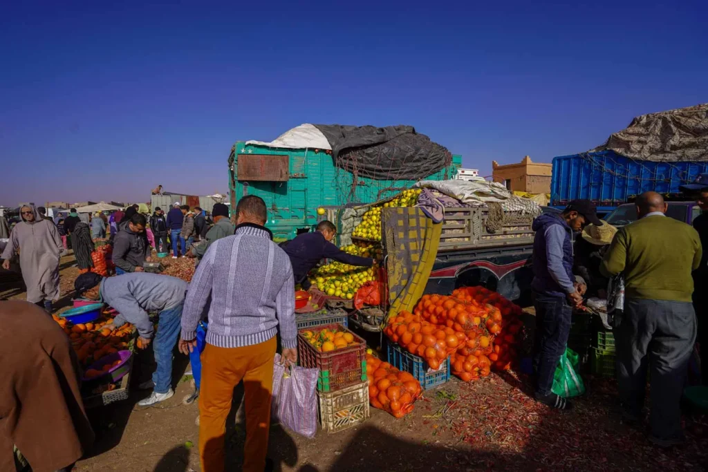 Morocco markets and souks. 