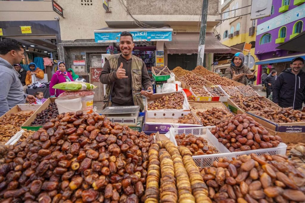 Dates on sale in Morocco. 