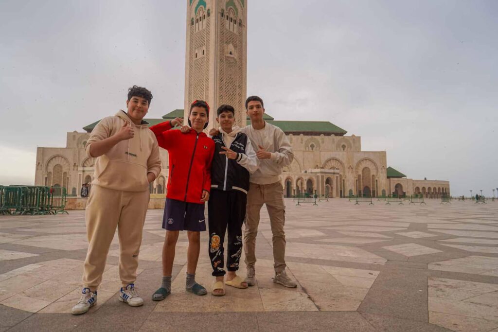 Hassan II Mosque. 