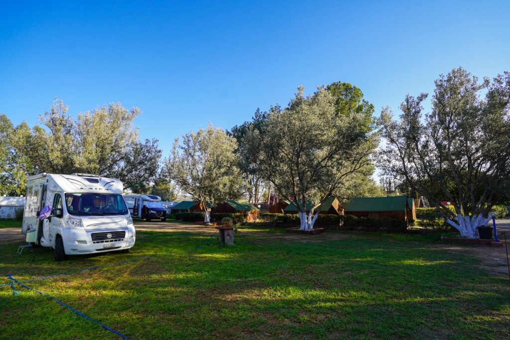 Motorhome campsites in Morocco.